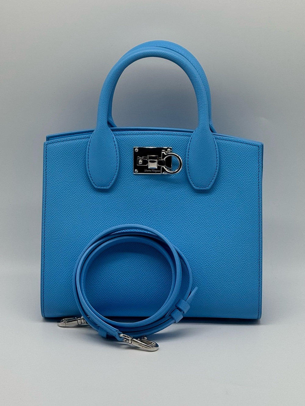 Salvatore Ferragamo Studio Box Top-Handle Satchel